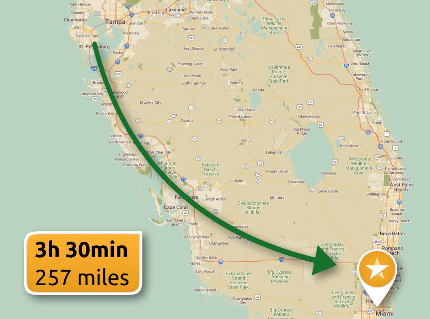 Saint Petersburg (Florida) map